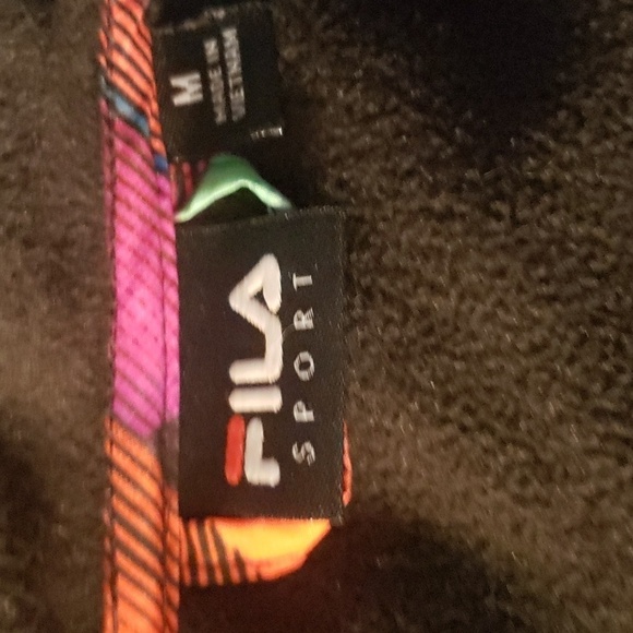 Fila Sport Womens Jacket with decorative nylon accent Lightweight Soft - Picture 5 of 8